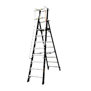Wall Support Ladder with rails